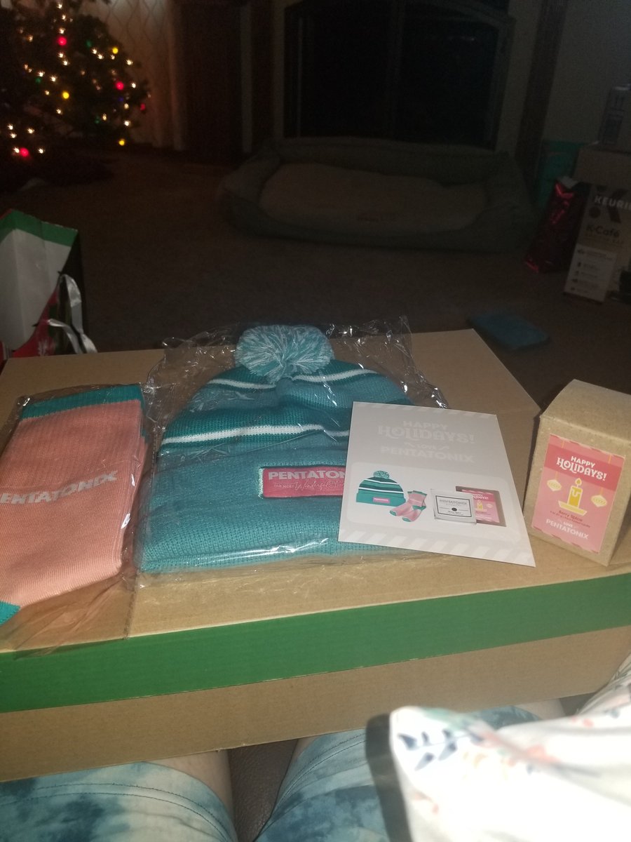 Here are the gifts that were sent to me from VIP from <a href="/PTXofficial/">Pentatonix</a> Love it!