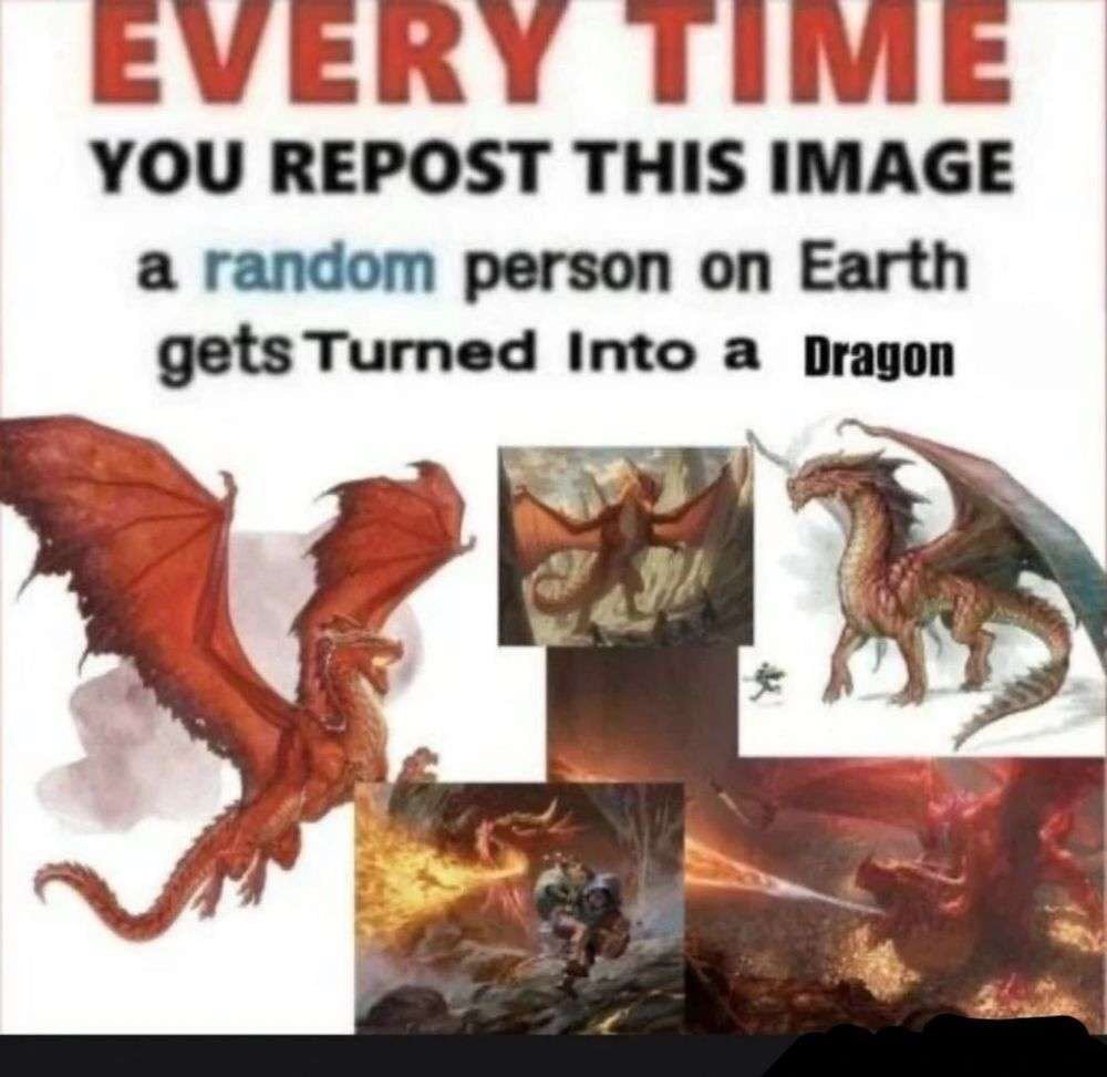 ShineOfDuality's tweet photo. Every fish you repost a random person on Earth gets turned into a dragon https://t.co/fGJpaxbu17