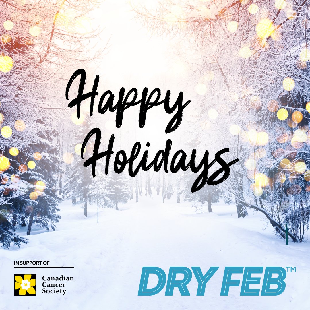 From all of us here at Dry Feb, Happy Holidays! 💛