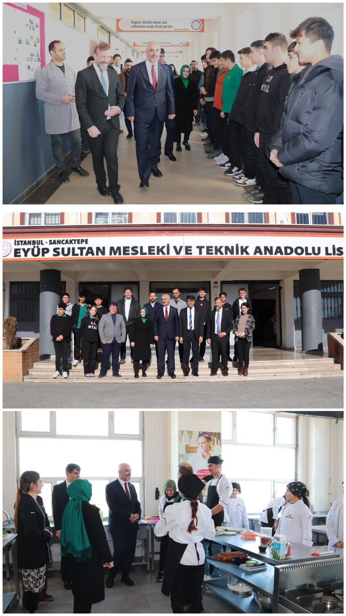 Eyupsultanmtal's tweet photo. Mesleki ve Teknik Eğitim Genel Müdürümüz Sn. Ali Karagöz okulumuzu ziyaret ederek öğrencilerimizin yaptığı çalışmaları yerinde inceledi.
@tcmeb 
@istanbulilmem 
@istanbul_MTE 
@memsancaktepe 
@aykutylmzz https://t.co/zOoQPxF6eP