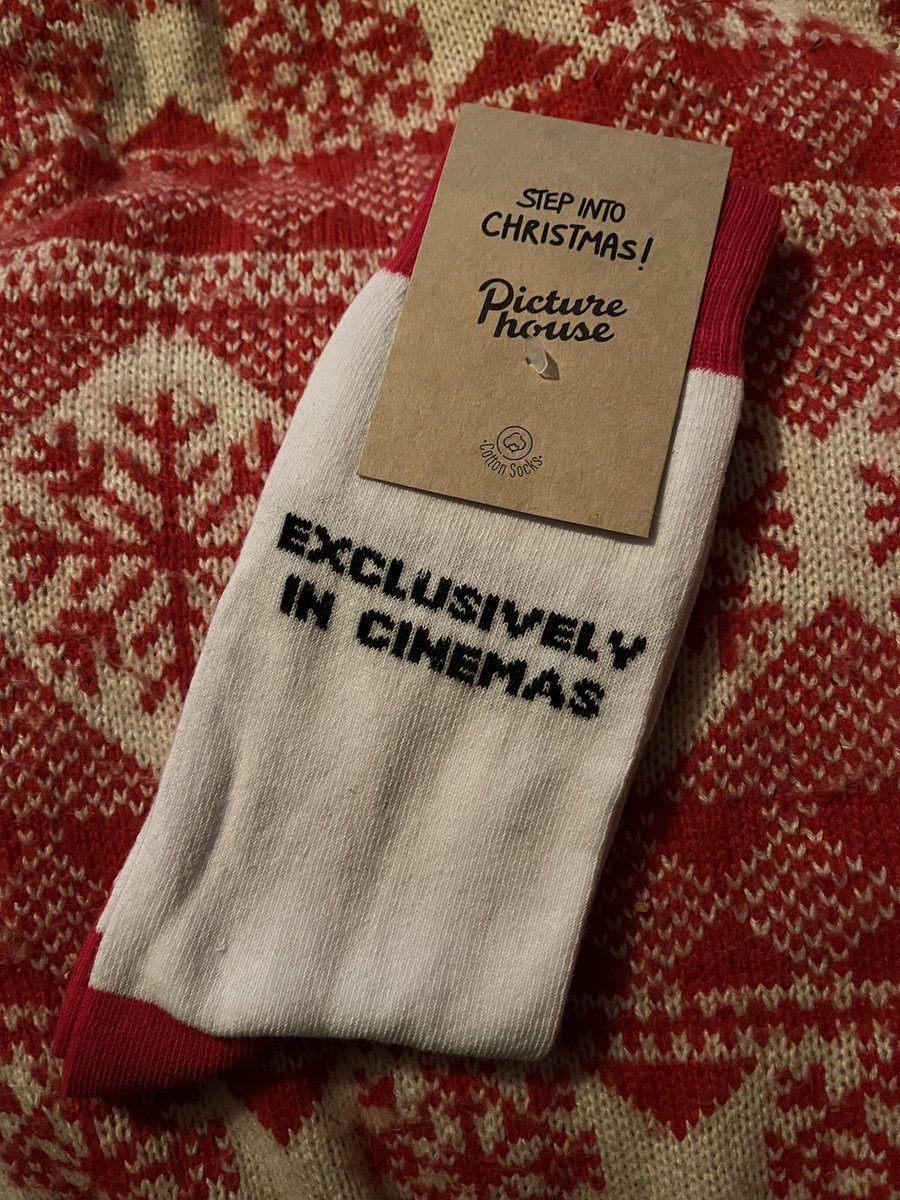 The most fitting of presents as I will, non-surprisingly, exclusively be in cinemas in 2024. Thank you <a href="/picturehouses/">Team Picturehouse</a> you know me so well 🥂🎉🎄🎥❤️