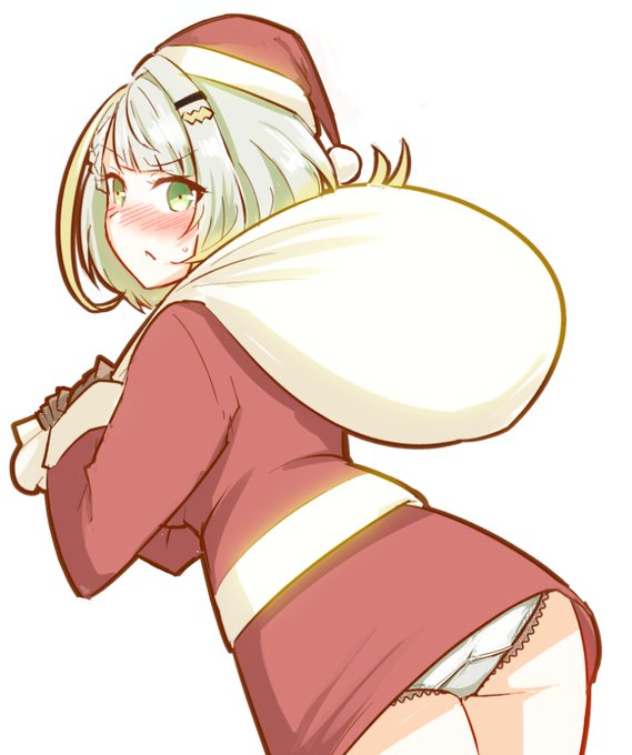 サンタ姿描いてなかったので
#紡乃世詞音深夜の真剣お絵かき60分一本菖蒲 