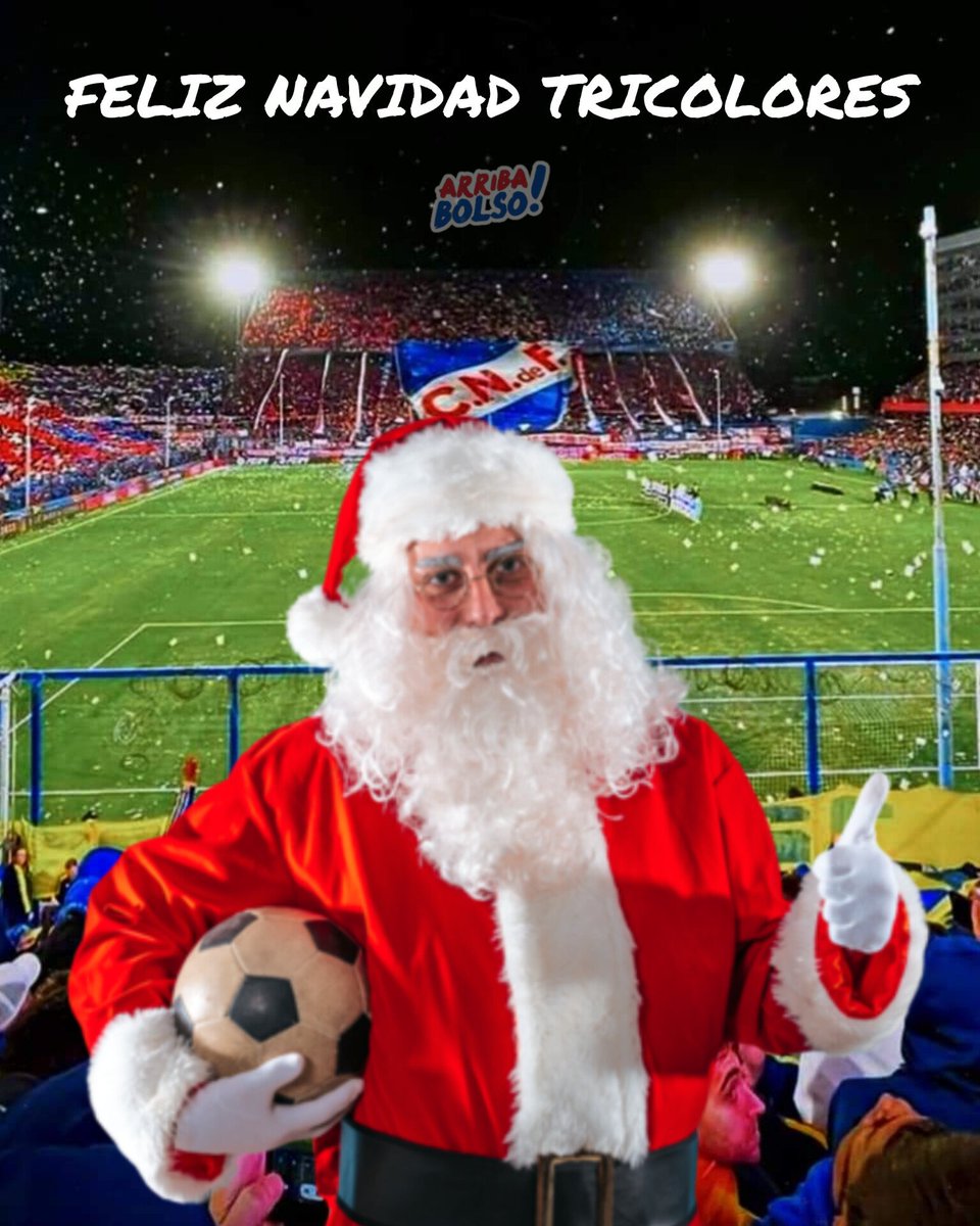 santi_bolso7's tweet photo. FELIZ NAVIDAD!!! JO JO JO
CÓMO ANDUVO PAPÁ NOEL POR TU BARRIO?
TE LEEMOS! MÁS TARDE SORTEAMOS LA CASACA DE YONA RODRÍGUEZ 👌🏻🎁
EN INSTAGRAM!!!
#ArribaBolsok #entodaspartes
#basket #futbol
#LodijoAtmé #recoba
#uruguay #nacional
#arribabolso #cotelo https://t.co/5OjLNaaG2o