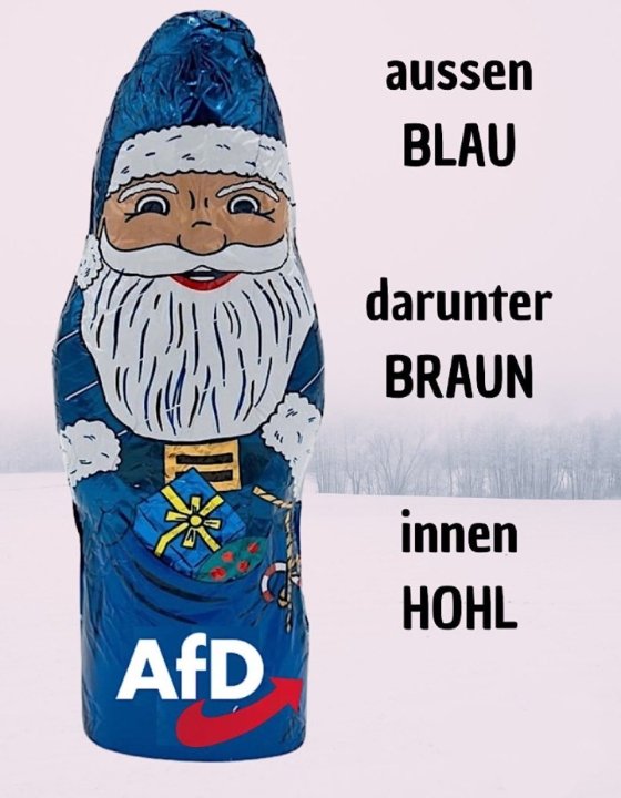 Lieber mit 10 #Migrant|en Weihnachten feiern, als mit 1 Nazi 
Leitkultur teilen