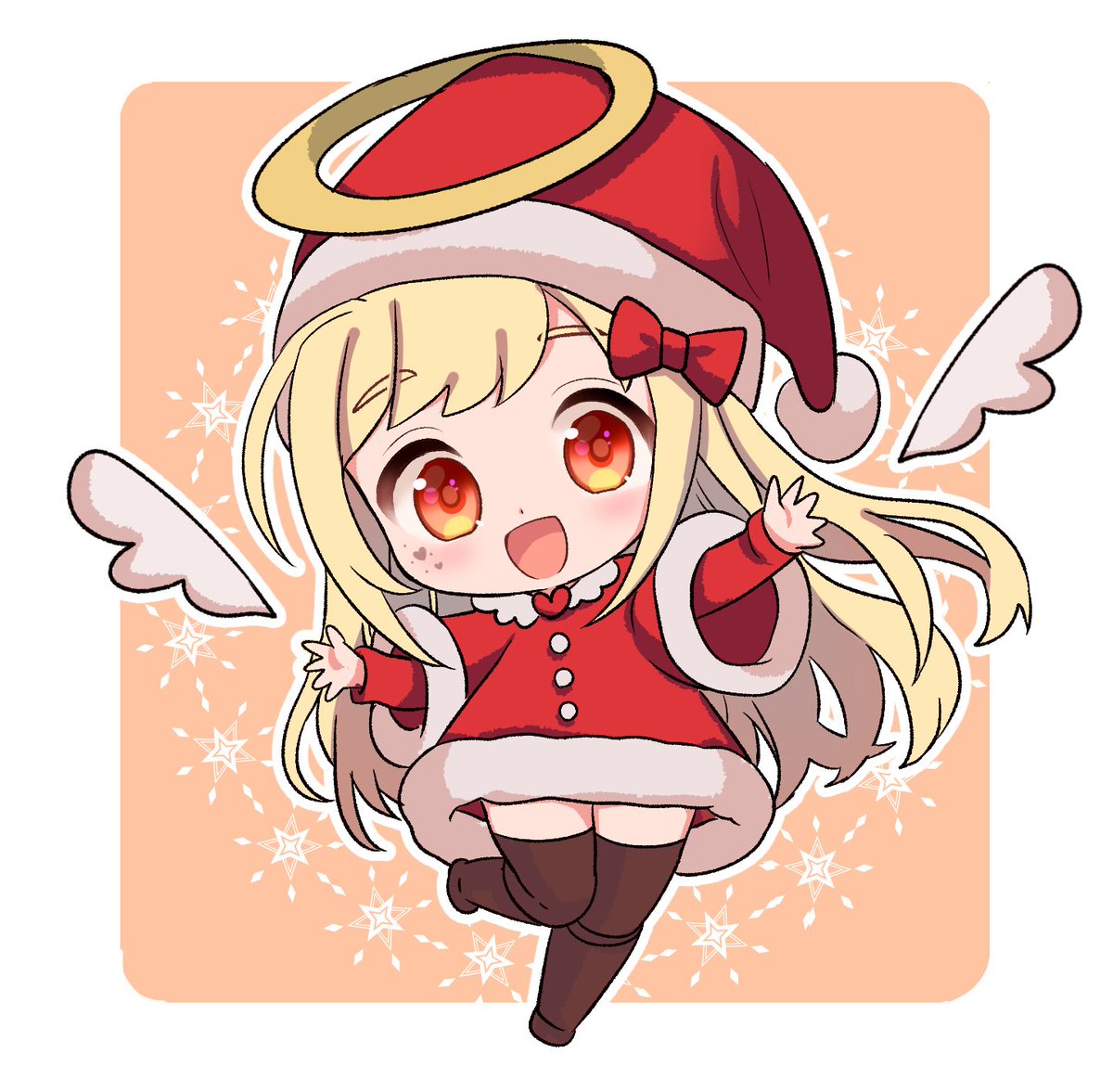 PrettyAngelVT's tweet photo. I Wish You A Very Merry Christmas!!!!! If you got presents I hope you are blessed with what you wanted. If you didnt I hope something randomly nice happens and if you dont celebrate? I wish you a great day <3
#prettyangel
Art by @urami0310 they did amazing I adore it https://t.co/TUcE6IpUxj