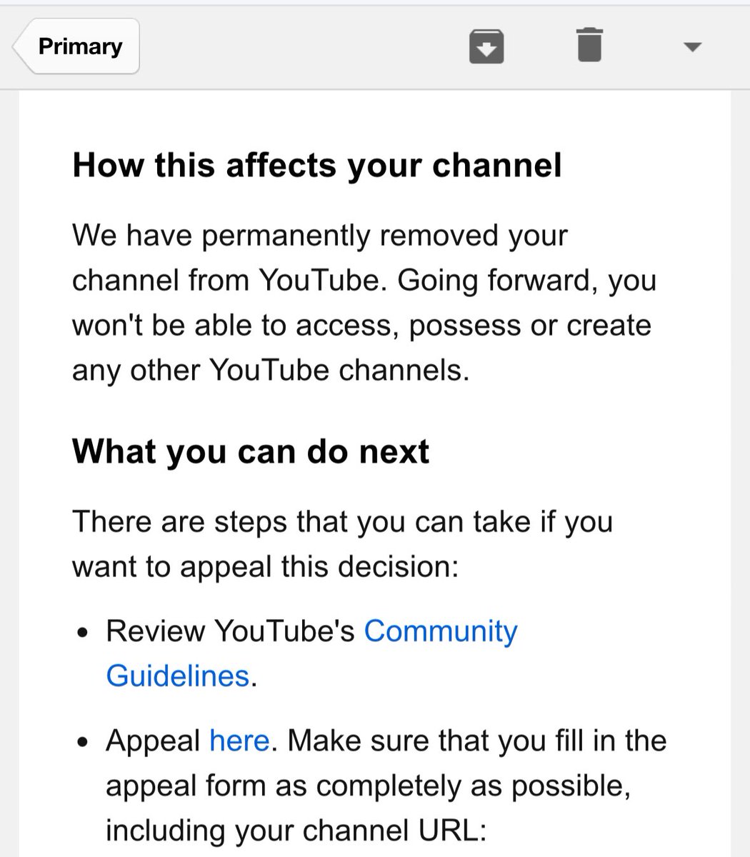 DarthPPJr's tweet photo. Haha cheers @YouTube for deleting my YouTube account /channel. All I did was post a short of me gaming. And you hit me up with a permanent ban. https://t.co/JifCN5T02i