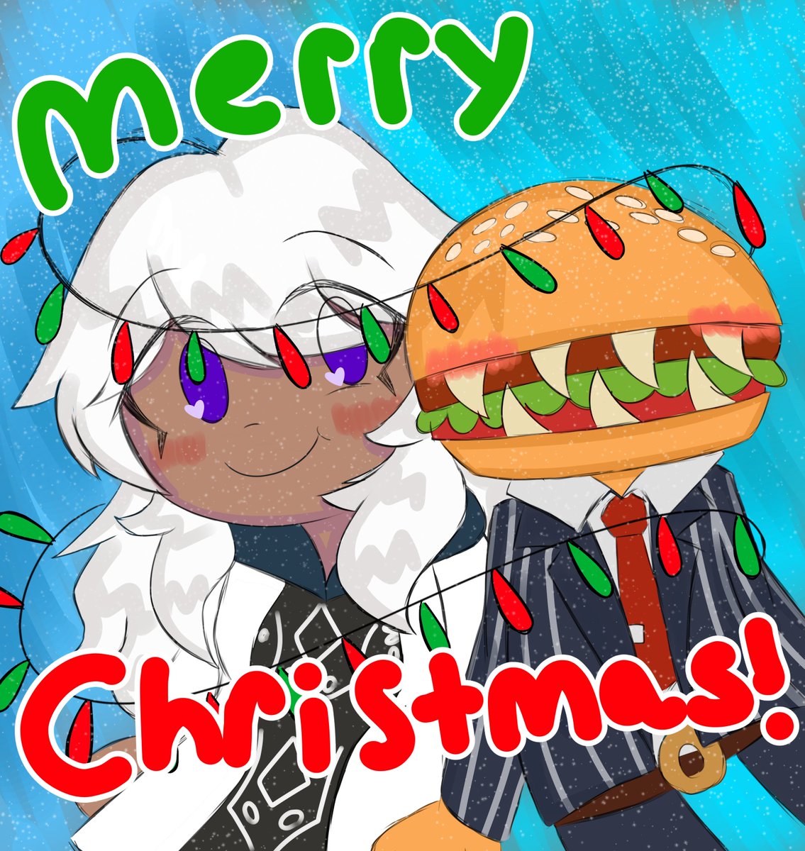 Merry Christmas everyone

Even more so to my amazing GF <a href="/Kitsune_Noble/">Kitsune Noble</a> I love you so much

Art by @AngowoExtra