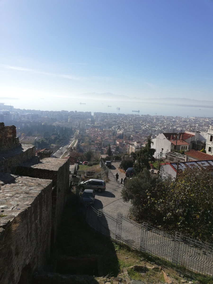Thessaloniki: Some say the most beautiful place in the world.. Maybe yes, maybe not.. The glorious mountain of Olympus also far in the distance..