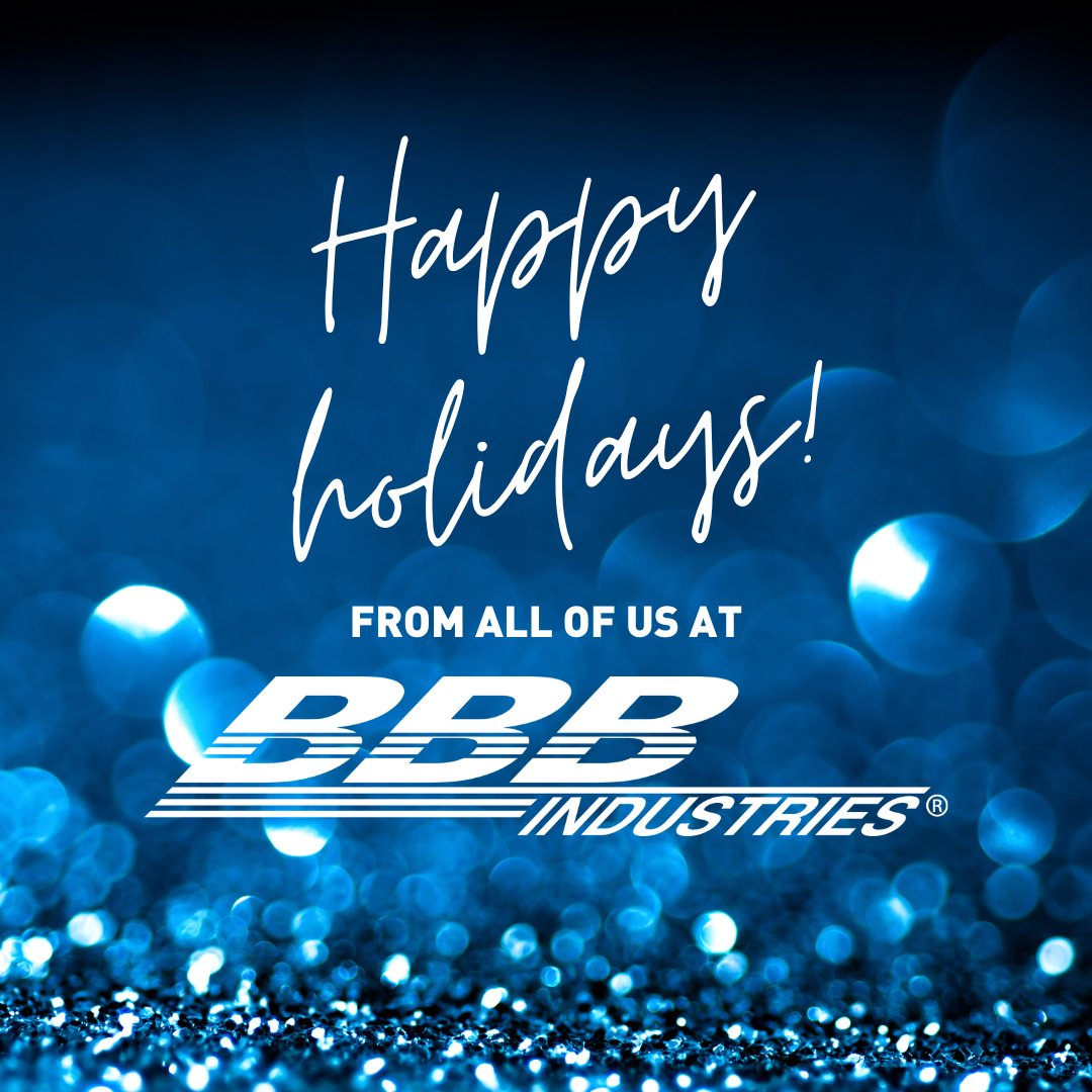 🎄 Happy Holidays from BBB Industries! 🎁 Wishing you joy and prosperity this festive season. Thanks for being part of our journey. Here's to a fantastic new year ahead! 🌟 #HappyHolidays #BBBIndustries #CheersTo2023