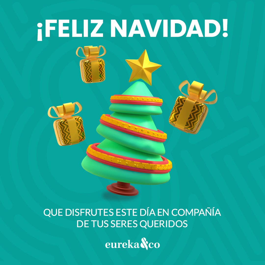 Eurekandco's tweet photo. Un día para disfrutar al lado de las personas que más queremos.

¡Felices fiestas! https://t.co/w6j01EyUfs