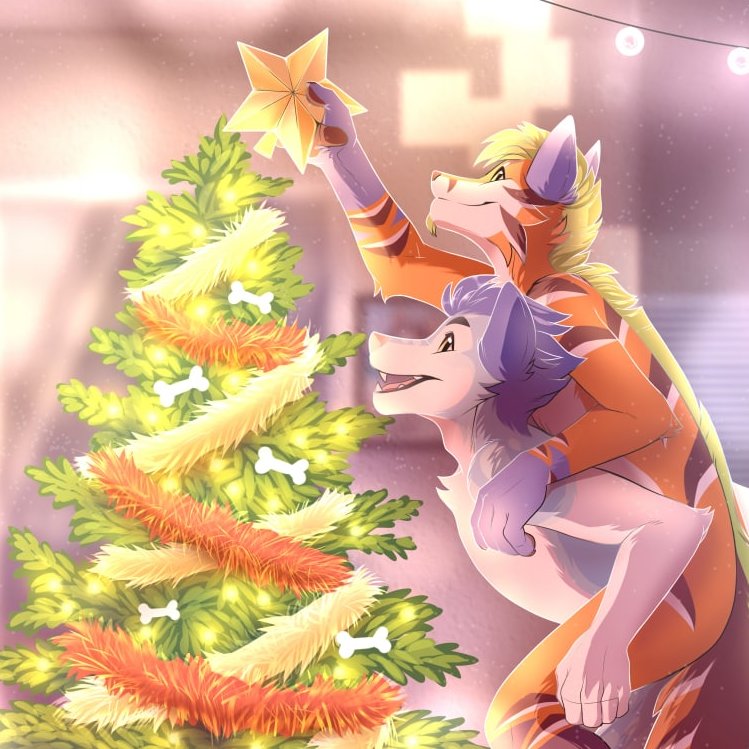 Merry Christmas everyone, from me Tirox and Luna ❤️

Art is by <a href="/CSilverlights/">✧ 𝐶𝑅𝑌𝑆𝑇𝐴𝐿 𝑆𝐼𝐿𝑉𝐸𝑅𝐿𝐼𝐺𝐻𝑇 ✧</a>