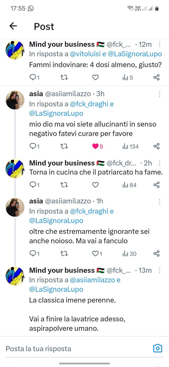 E pou ci dicono che siamo matti noi e le discriminazioni non esistono😂 <a href="/fck_draghi/">Mind your business</a> @LaSignoraLupo