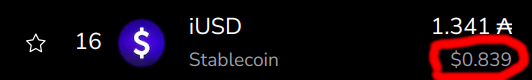 eqwicet's tweet photo. @PlutusPool @Indigo_protocol What's wrong with iUSD at the moment? https://t.co/Xj3QNFyFqO