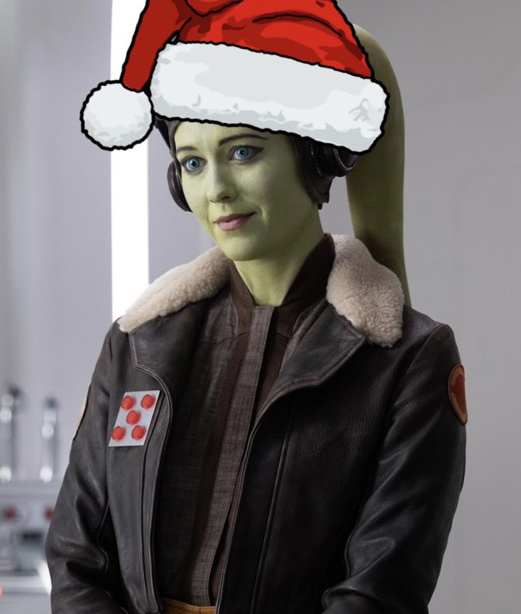 Merry Christmas and Happy Holidays! 💚 Jacen, Chopper and I will of course be celebrating on the Ghost. You’re welcome to stop by if you want to say hello!