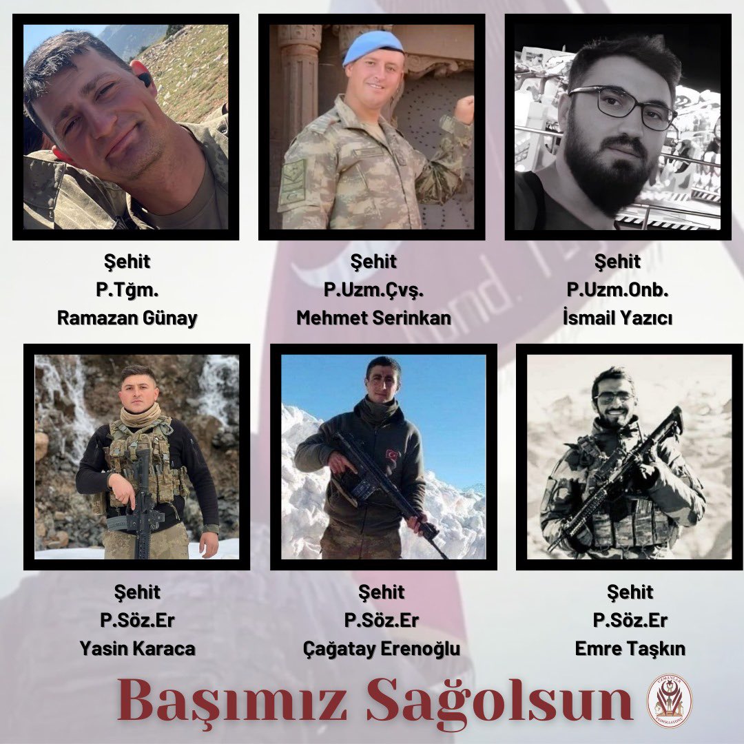 12 Şehidimizi Cennete uğurladık.
Şu an vatan görevinde olan 200 bin kahraman Uzman çavuş fedakarca görevlerini yerine getiriyor.
Aziz Milletim.
Şehitlere vefa Kahramanlara vefa gereği Kahramanların Kadro başta olmak üzere özlük haklarının düzenlenmesi için destek verirmisiniz.