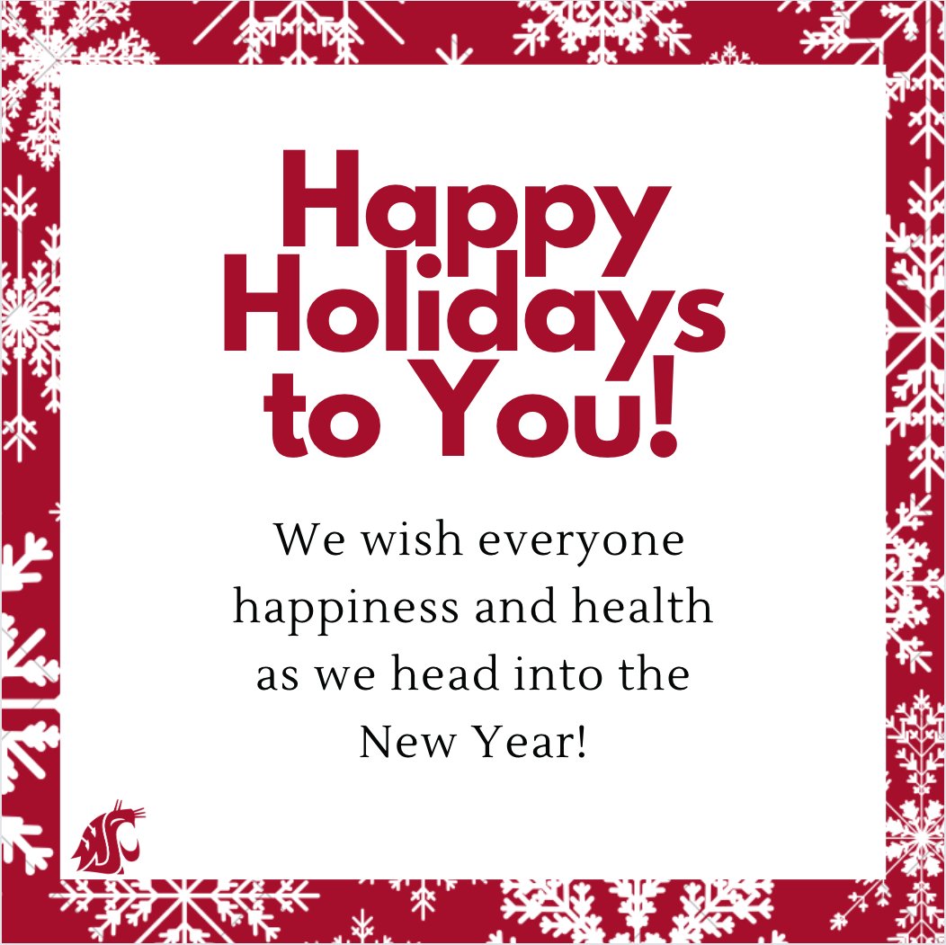 Happy holiday season everyone! We wish you all peace and joy as we head into 2024 🎉

#GoCougs