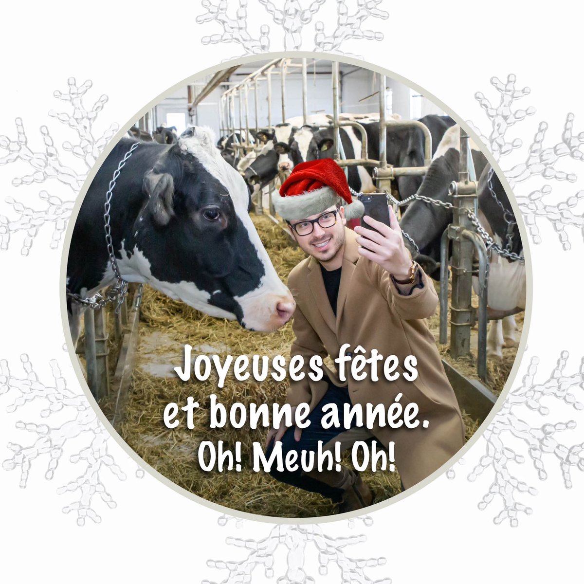 Samuel Larochelle (@sammylarochelle) on Twitter photo En cette période de fin d’année, mes coanimatrices et moi voulons prendre le temps de vous partager ces mots!🥰🌲🐮
Si jamais vous vous cherchez quelque chose à écouter ou à regarder, mes discussions Entre deux vaches sont toujours disponibles ici!👉🏻 instagram.com/sammylarochelle En cette période de fin d’année, mes coanimatrices et moi voulons prendre le temps de vous partager ces mots!🥰🌲🐮
Si jamais vous vous cherchez quelque chose à écouter ou à regarder, mes discussions Entre deux vaches sont toujours disponibles ici!👉🏻 instagram.com/sammylarochelle