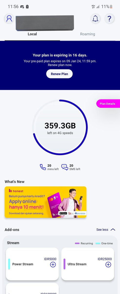 whattthefab's tweet photo. @idextratime pake live.on , alasannya karena dirumah n kerjaan pake wifi, jadi bulanan bwt nabung kuota (rollover), bwt diluaran doang hehe~ https://t.co/hKUl0efY3u