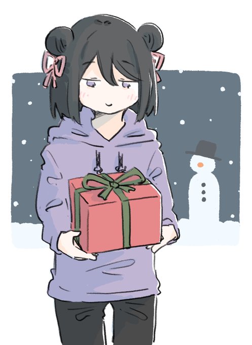 「クリスマス 雪だるま」のTwitter画像/イラスト(新着)