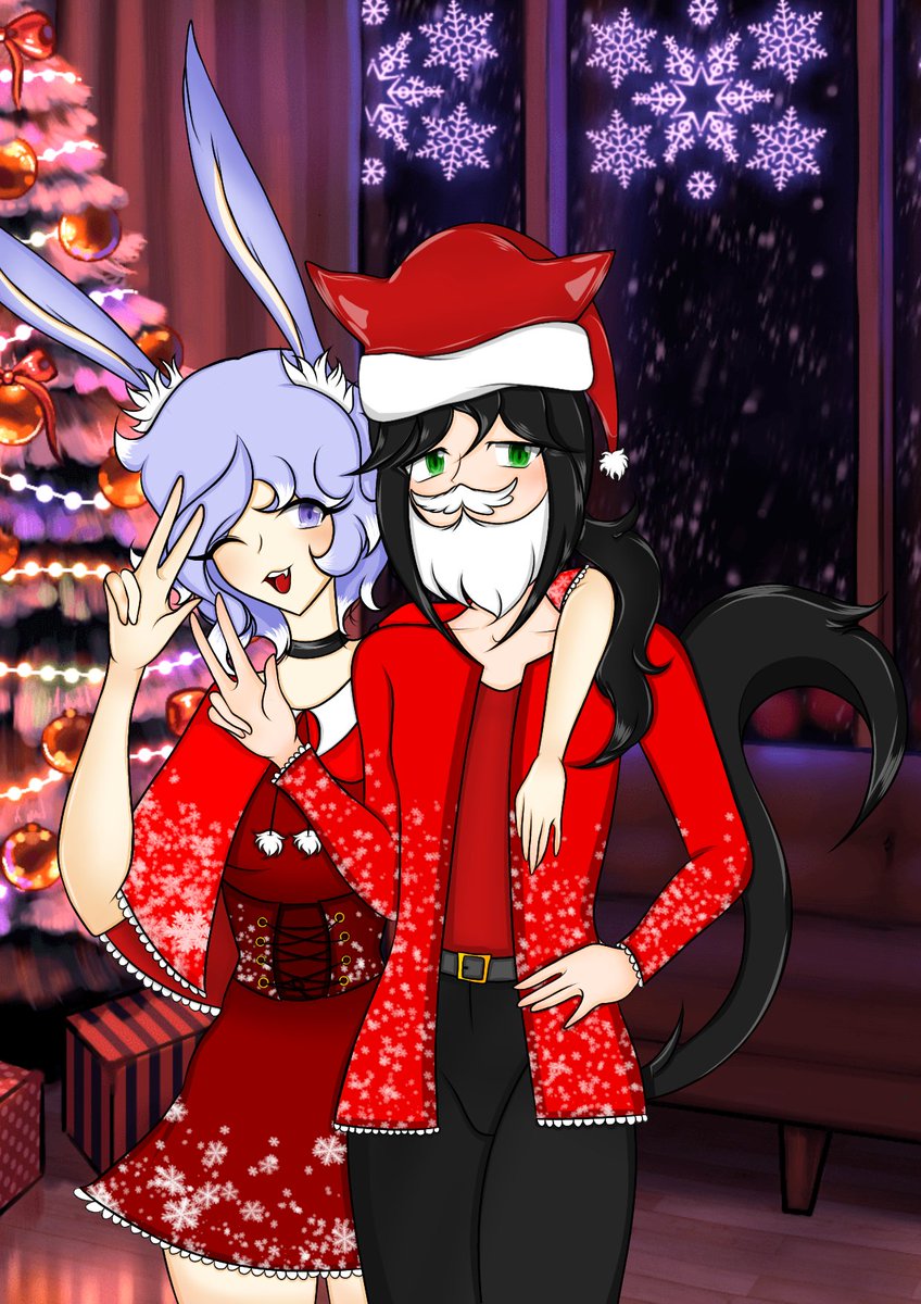Bonic251's tweet photo. Wenaaass, queria mandarles una feliz navidad a todos:3
Un dibujo de mi Bonic con el oc de mi pareja uwu

#art #arte #dibujo #dibujodigital #oc #Bonic https://t.co/ESpeMyPhoj