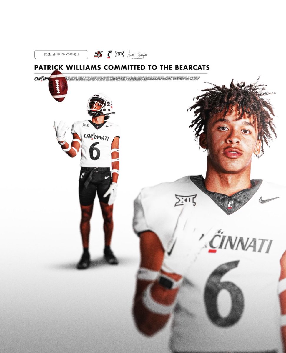 Patrick “Pat” Williams (@pmwilliams06) on Twitter photo MERRY CHRISTMAS!! #Committed <a href="/GoBearcatsFB/">Cincinnati Football</a> <a href="/CoachSattUC/">Coach Satterfield</a> <a href="/DB_CoachCoombs/">Kerry Coombs</a> <a href="/ZachGrantUC/">Zach Grant</a> <a href="/Coach_Cass/">Cass Simmons</a> <a href="/UCGriff/">Jack Griffith</a> <a href="/coachdtwhite/">Derek White</a> <a href="/coach_Coop42/">Wallace Cooper</a> @864DBs <a href="/LcOutlaws7v7/">SCOutlaws7v7</a> MERRY CHRISTMAS!! #Committed <a href="/GoBearcatsFB/">Cincinnati Football</a> <a href="/CoachSattUC/">Coach Satterfield</a> <a href="/DB_CoachCoombs/">Kerry Coombs</a> <a href="/ZachGrantUC/">Zach Grant</a> <a href="/Coach_Cass/">Cass Simmons</a> <a href="/UCGriff/">Jack Griffith</a> <a href="/coachdtwhite/">Derek White</a> <a href="/coach_Coop42/">Wallace Cooper</a> @864DBs <a href="/LcOutlaws7v7/">SCOutlaws7v7</a>