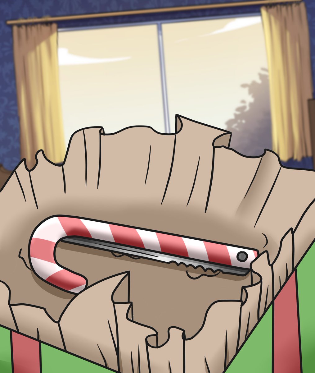 CRCEstrella's tweet photo. Hello, @Solas_Noctis! I'm your secret Santa, so I tried to find something you like... ^^ Merry Christmas. I'll see you around...! I wanted to give this early since I might be busy later. ><

PS: This knife was hard to find, but also... quite adorable. 

#Xmas23PV https://t.co/QDxU1CIZBx