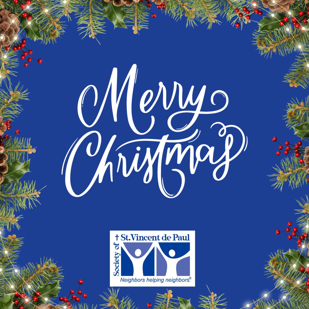 "Christmas is a piece of one’s home that one carries in one’s heart.” ❤️💚

Merry Christmas from your friends at St. Vincent de Paul - Cincinnati! Thank you for ensuring the holidays are merry and bright for our neighbors in need. 🎄