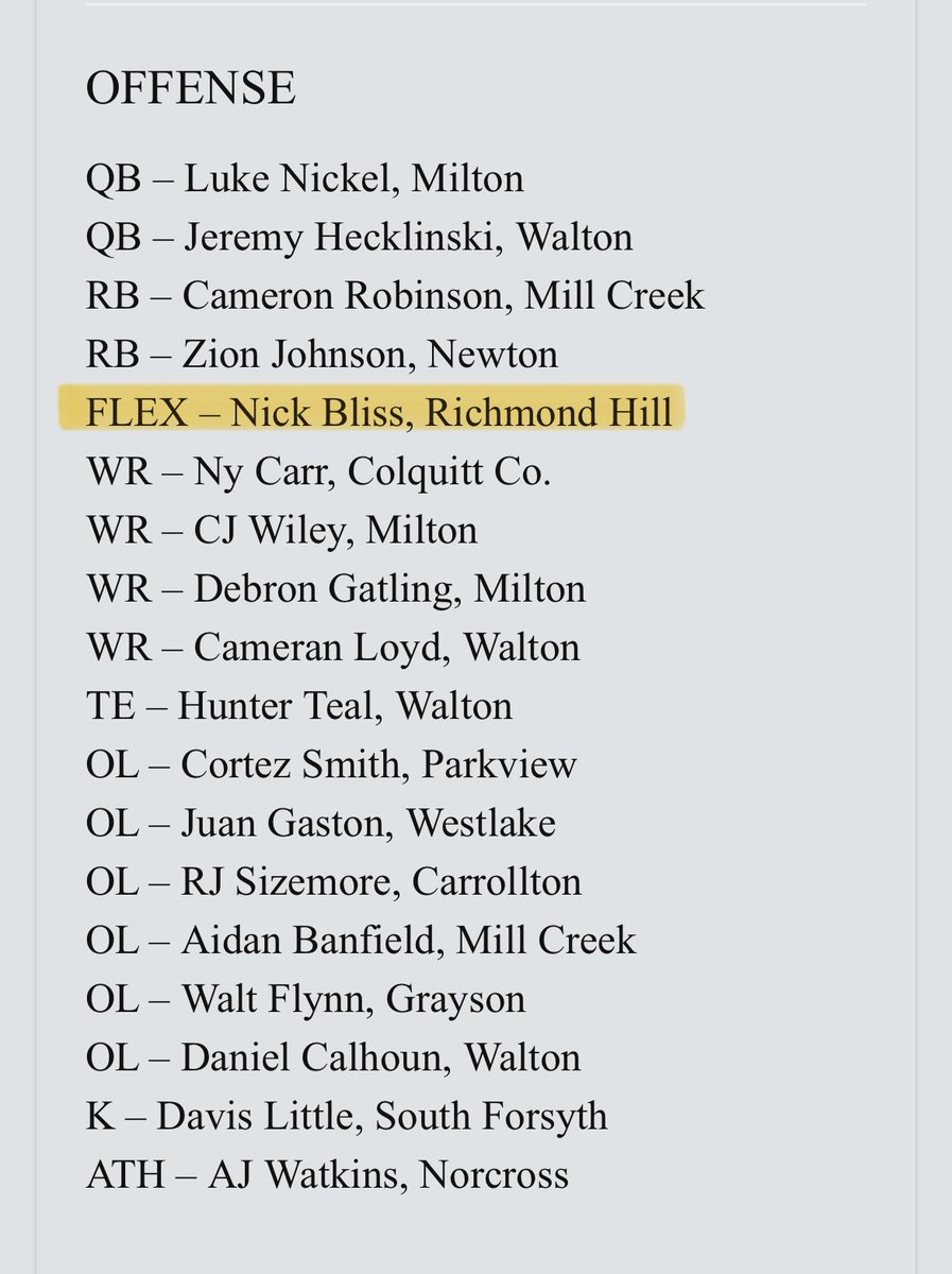 1st Team all STATE 7A Georgia!!! Thank you <a href="/RecruitGeorgia/">Recruit Georgia</a>