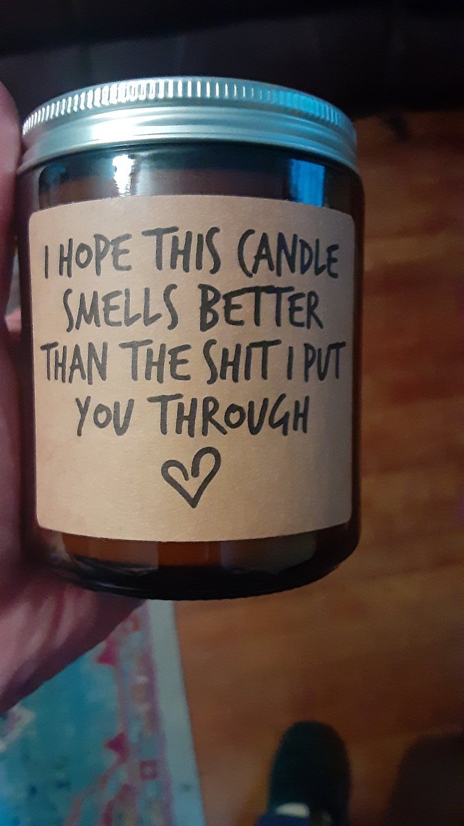 Lisa11917374's tweet photo. A candle from one of my daughters 🤣 https://t.co/lxqQeLpmDa