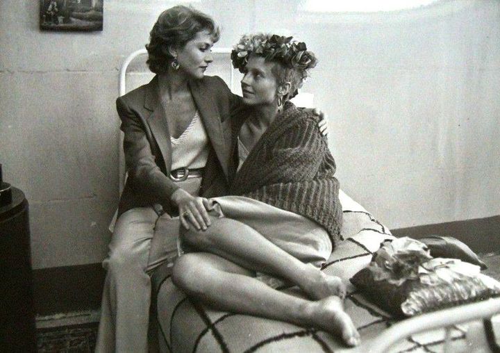 Isabelle Huppert and Hanna Schygulla in 'Storia di Piera' directed by Marco Ferreri, (1983). 📣📽️🎬 #BehindTheScenes #FilmTwitter #ClassicMovies #TCMParty #BOTD #HannaSchygulla