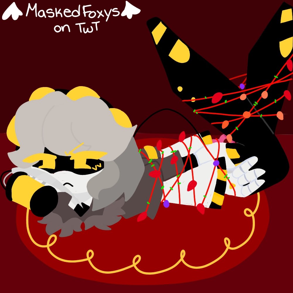 MaskedFoxys's tweet photo. MERRY CHRISTMAS!!!! >v<
#murderdrones #murderdronesfanart #SerialDesignationV https://t.co/qb8qiQFZhg