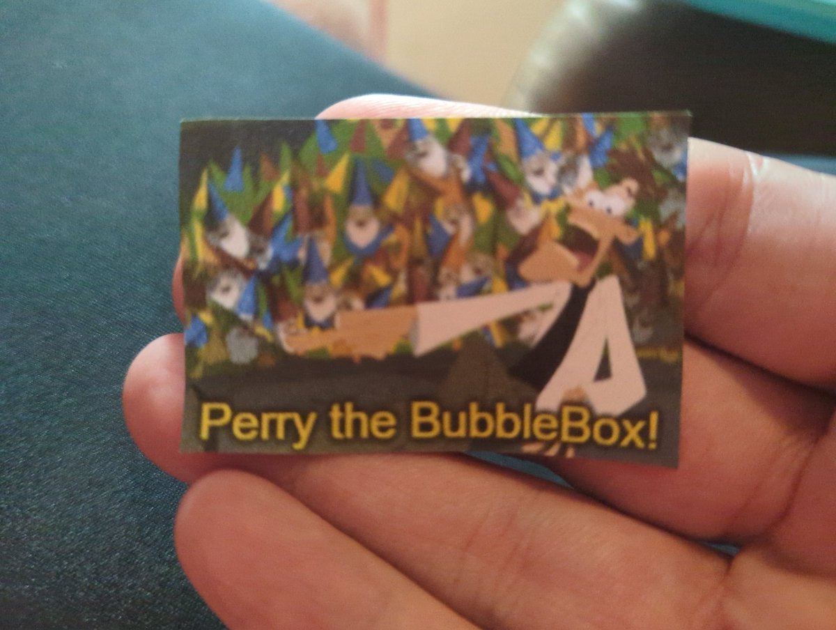 Got a bubble box from <a href="/UmsUltra/">UMS Ultra</a> for Christmas and its literally perry the platypus
AMAZING 10/10