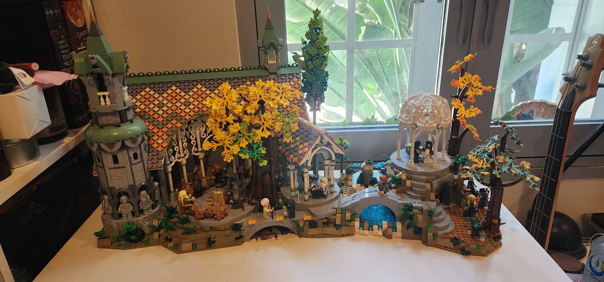 My Christmas present to myself. Lego Rivendell. Christmas presents from everybody else, chocolates and whiskey! Nice!