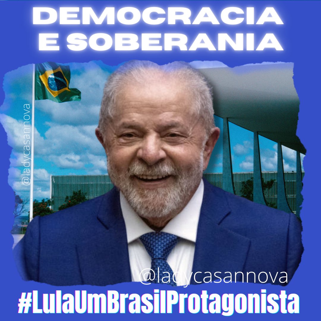 Lula: "Após o (08/01), a democracia saiu vitoriosa e fortalecida. Fomos capazes de restaurar as vidraças em tempo recorde, falta restaurar a paz e a união entre amigos e familiares. Que neste fim de ano  o Brasil se abrace. Somos um mesmo povo e um só país".
#LulaEstadistaMundial