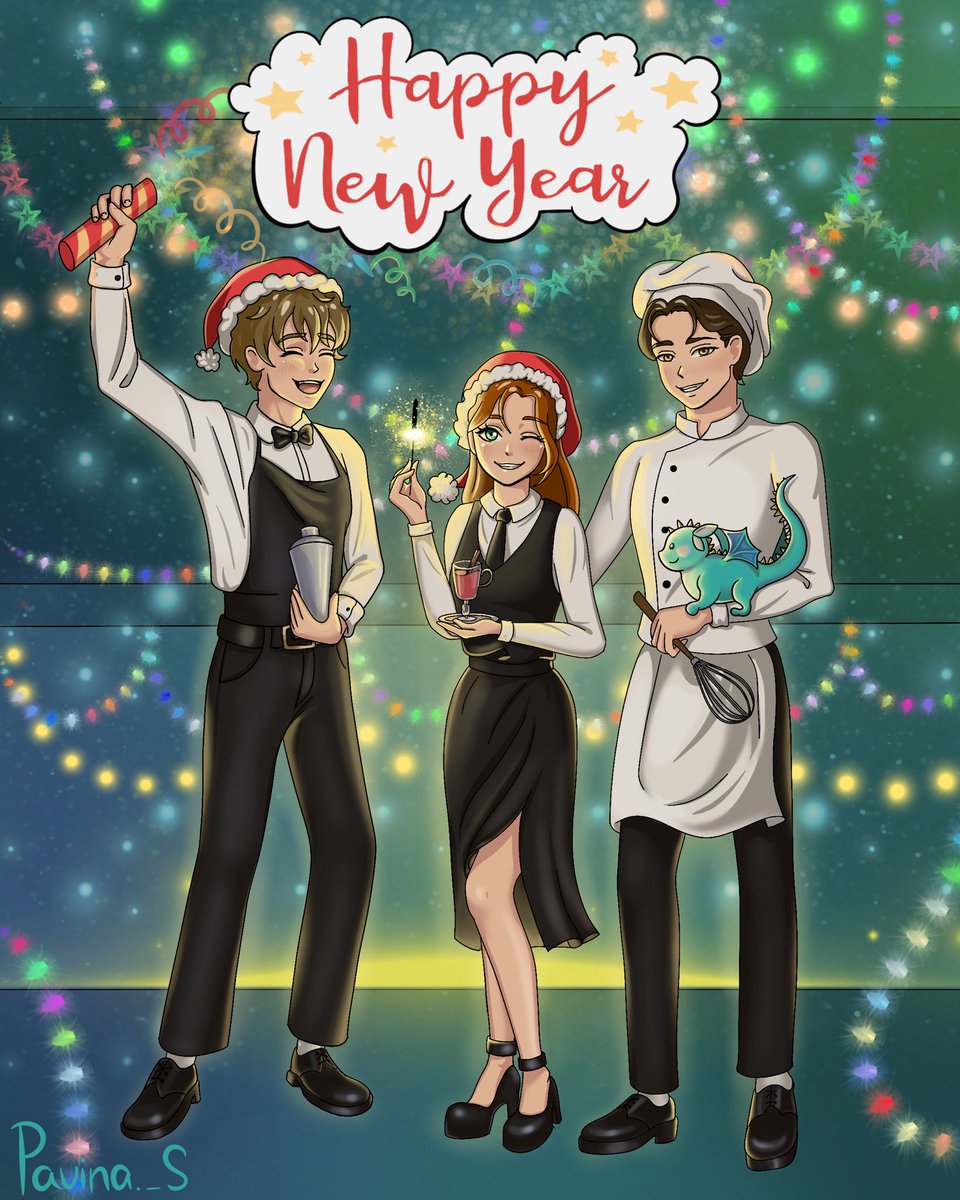 pavina__s's tweet photo. Happy New Year
#newyear #newyearcard #happynewyear #newyear2024
#christmas #christmascard #christmascards #cards #celebration #newyearcelebrations
#newyearart
#christmasart #anime #animeart #waiterart #cookart #bartenderart #digitalart #artwork #artcard #instaartist #girlart https://t.co/V5nv7z1WiW