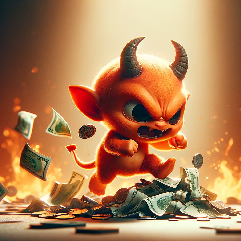 Money's just a cosmic joke, a fleeting illusion in the grand scheme of things. But $Hell, that's where the devilish reality unfolds. 

Ready to step into the abyss of truth? 💰😈