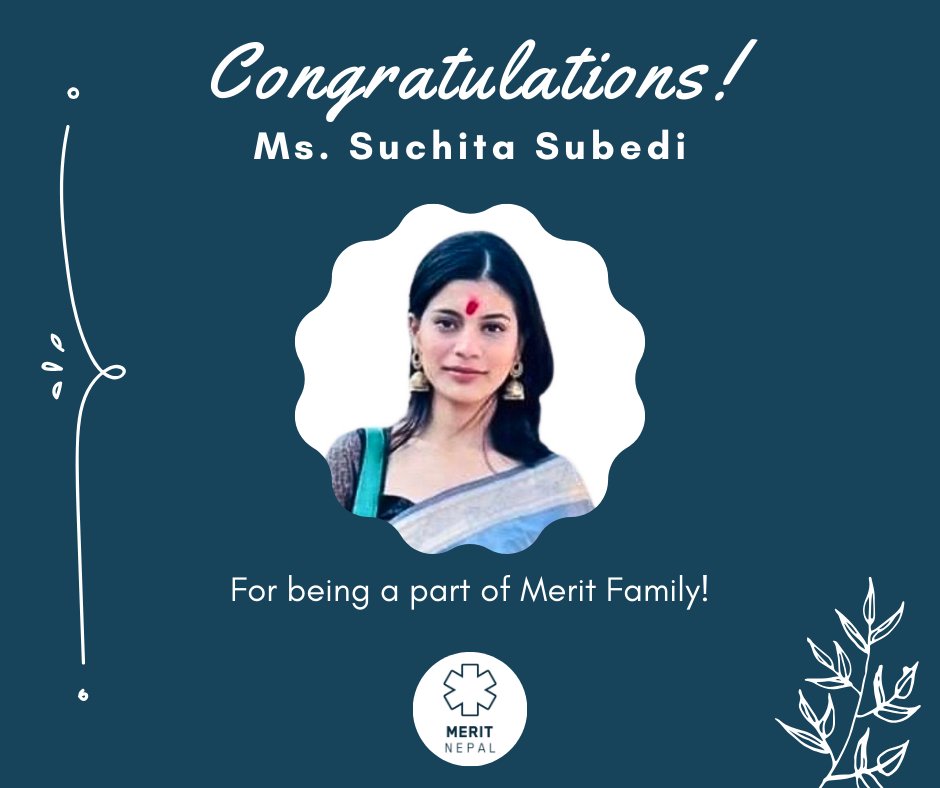 Congratulations for stepping into the spotlight for #WMY2023_24. 🌟
A heartfelt welcome to the vibrant souls from Merit Pokhara Council. Your zeal has earned you a golden pass into our family, and we can't wait to see the ripples of change you create.
#MeritNepal #Act4Impact
