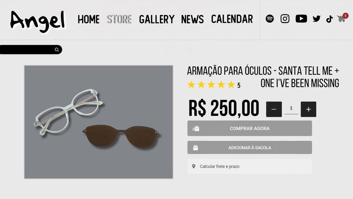 Angel_rpg0's tweet photo. Armação para óculos - Santa Tell Me + One I've Been Missing - R$ 250,00
(RPG • @RHallucinado)
(TAG • #AGL🪽 - #EraXI - #SalesHLCXI - #STM🎅 - #OIBM🎄) https://t.co/9B0cDA2TvT