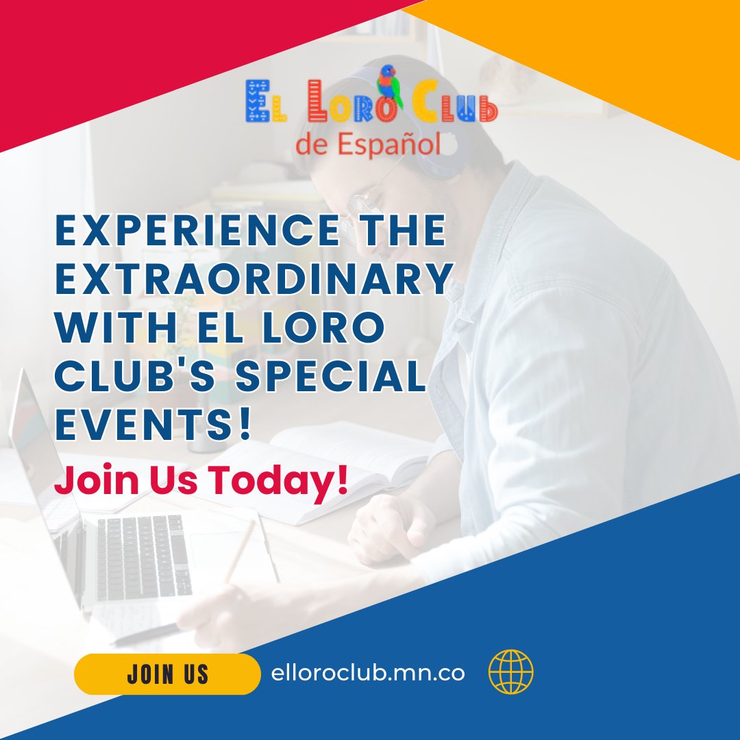 fromgenerations's tweet image. From in-person gatherings to virtual celebrations, our members enjoy exclusive events that make language learning a joyous journey.

Interested to learn more? Visit our website
elloroclub.mn.co

#education #spanish #Spanishclub #speakSpanish