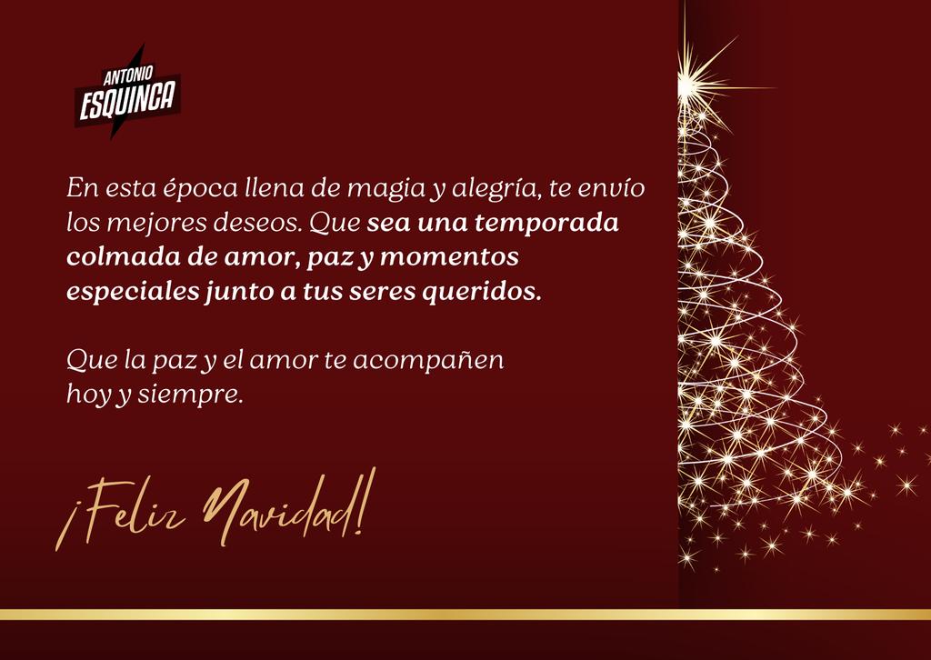 Siempre es tiempo de regalar amor, sonrisas, alegrías pero hoy es Navidad, que mejor que brindar lo mejor de ti, para quienes más amas.  ¡Feliz Navidad! ✨ 🎄