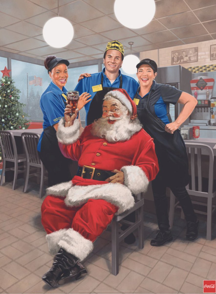 WaffleHouse's tweet photo. Merry Christmas &amp; Happy Holidays from your Waffle House family! https://t.co/ELjkiaMLV8