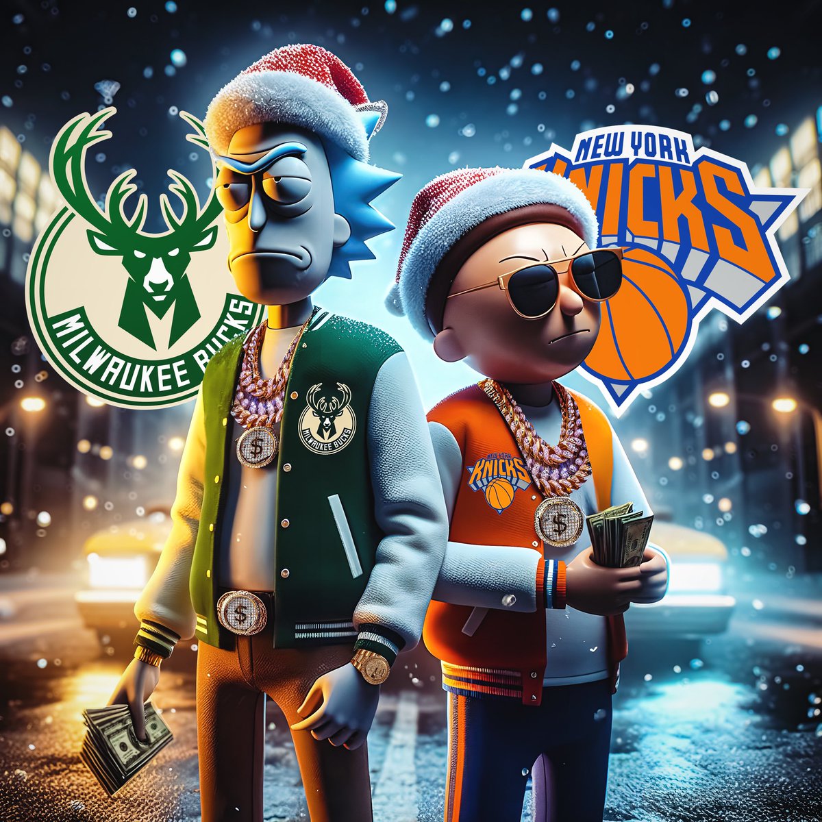 Christmas Day Game One Who You Got? #NBA  #bucks #knicks
