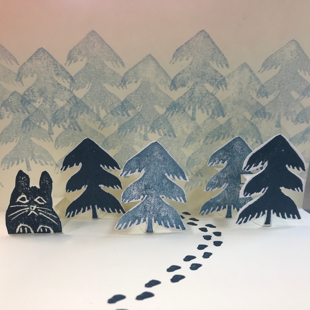 hausprintstudio's tweet photo. Merry Christmas and Happy Holidays from Slaughterhaus Print Studio!

#christmas #holidays #printmaking #art #print #contemporaryprintmaking #winter https://t.co/5yIyuuV6Gn