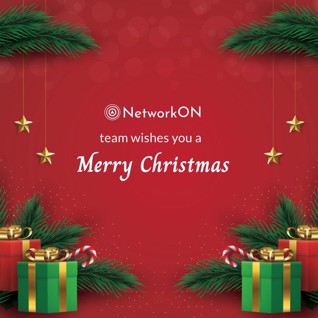 Wishing you a joyous Christmas filled with warmth and laughter from the NetworkOn team! Merry Christmas and happy celebrations !

#ChristmasJoy #WarmthAndLaughter #HolidayCheer #SeasonsGreetings #MerryChristmas