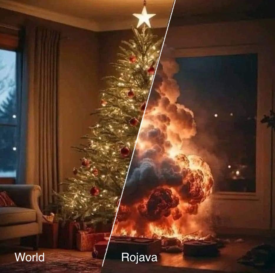 DiroGoeimense's tweet image. #RojavaIsUnderAttack
Happy Christmas blind deaf and dumb world