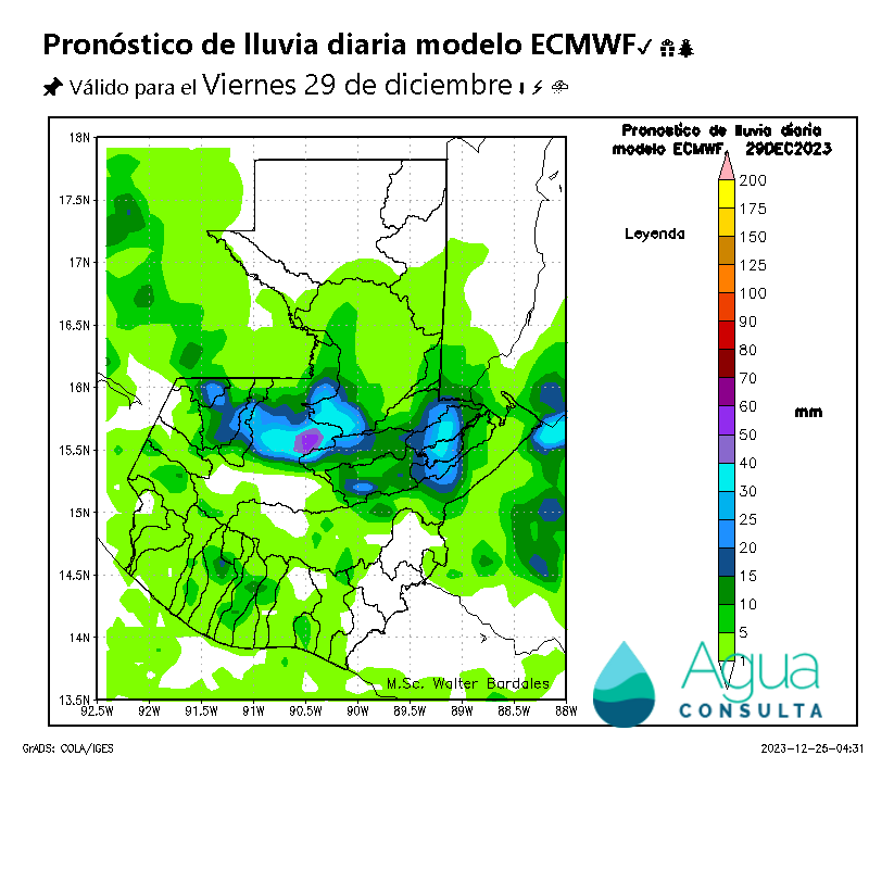 AlertaGt502's tweet photo. Pronóstico🇬🇹Martes 26/12 🎁🎄
#FrenteFrío19 y su masa de aire polar y Vaguada PreFrontal desarrollarán chubascos y lluvias fuertes en la Franja Transversal del Norte, FTDN, Caribe y Norte, vientos nortes en oriente y bajas temperaturas en el Altiplano
#ClimaGt #TraficoGt #FF19 https://t.co/9ATE6Vph3V