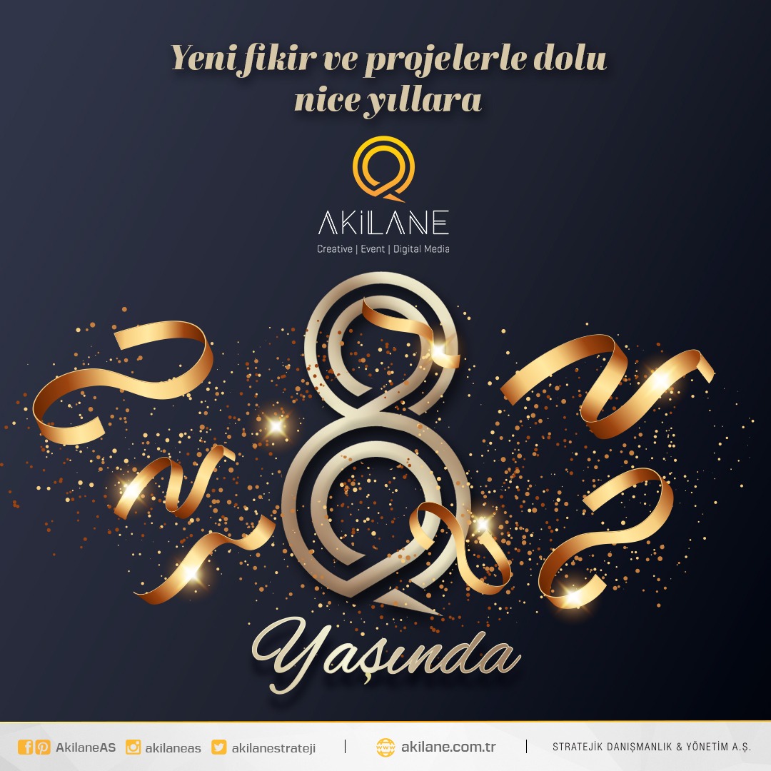 AkilaneStrateji's tweet photo. 25 Aralık 2015 tarihinde çıktığımız yolda 8. yılımızı geride bıraktık.
Akilane Stratejik Danışmanlık ve Yönetim A.Ş. 
8 yaşında 🎉💯🔥 https://t.co/ETUGXR49RZ