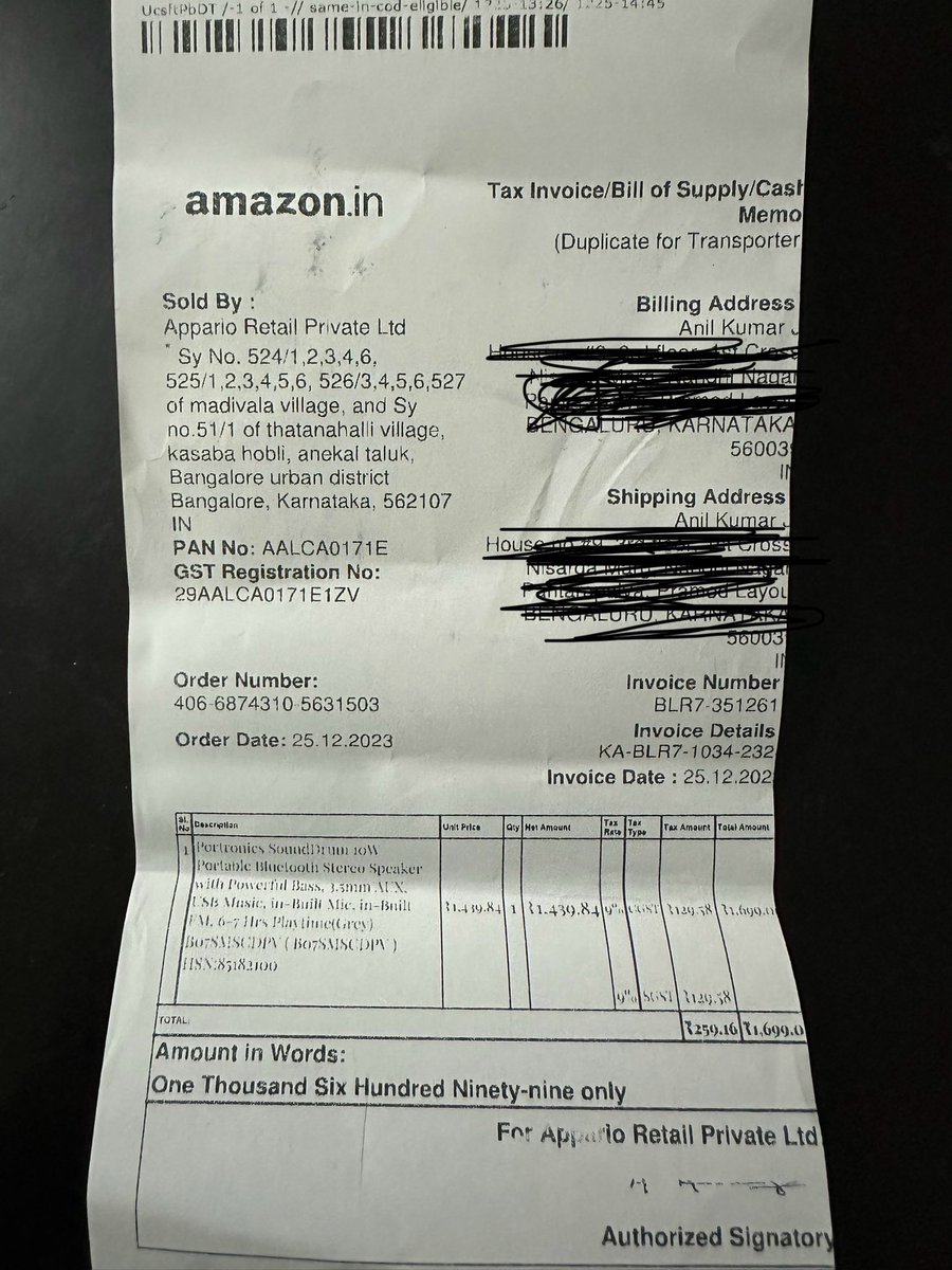 Aniniru's tweet photo. Hi @AmitAgarwal @amazonindia @JeffBezos
I did not know portronics speaker would look like a soap for your guys, that you guys have sent a soap in the place of speaker. Such fraudulent acts will not be tolerated. Customer Care people cut the call without giving proper information https://t.co/IrHCH2b0hD