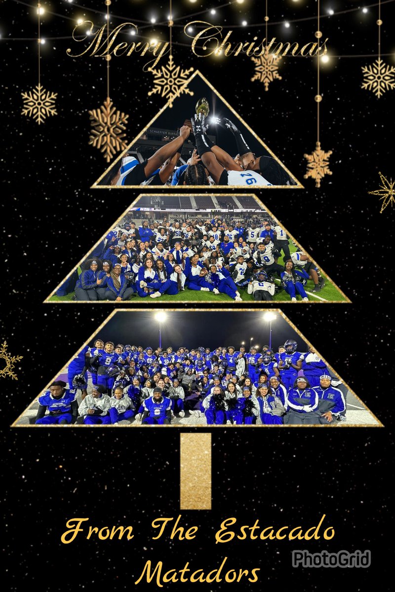 EHS_FB_recruits's tweet image. Merry Christmas to all from the Matadors! #ChessNotCheckers @KLBKsports @LubbockISD @Estacado_Sports @WRAB50