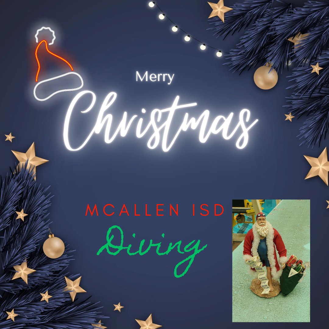 MISD_Diving's tweet photo. Merry Christmas and Happy Holidays from MISD Diving! I hope you all are having a joyous and enjoyable time with your loved ones! https://t.co/fTnXV9aET9